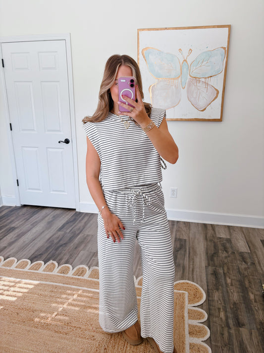 Time To Chill Striped Set