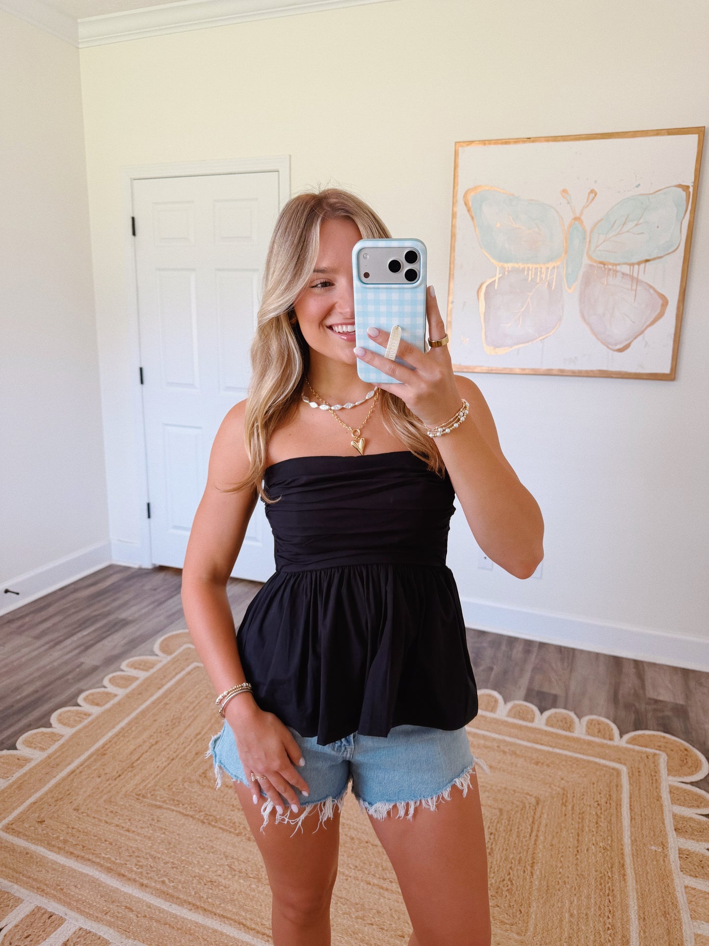 The Hampton Top in Black
