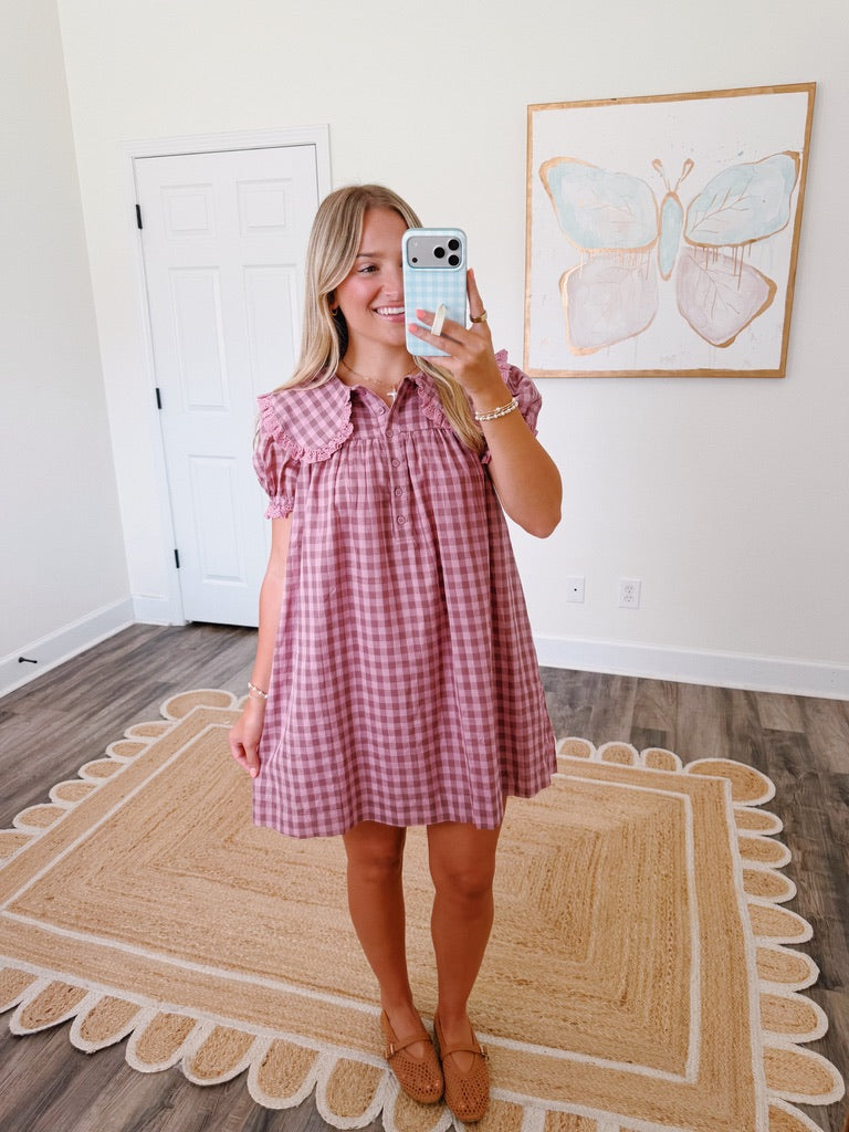 The Maple Gingham Dress