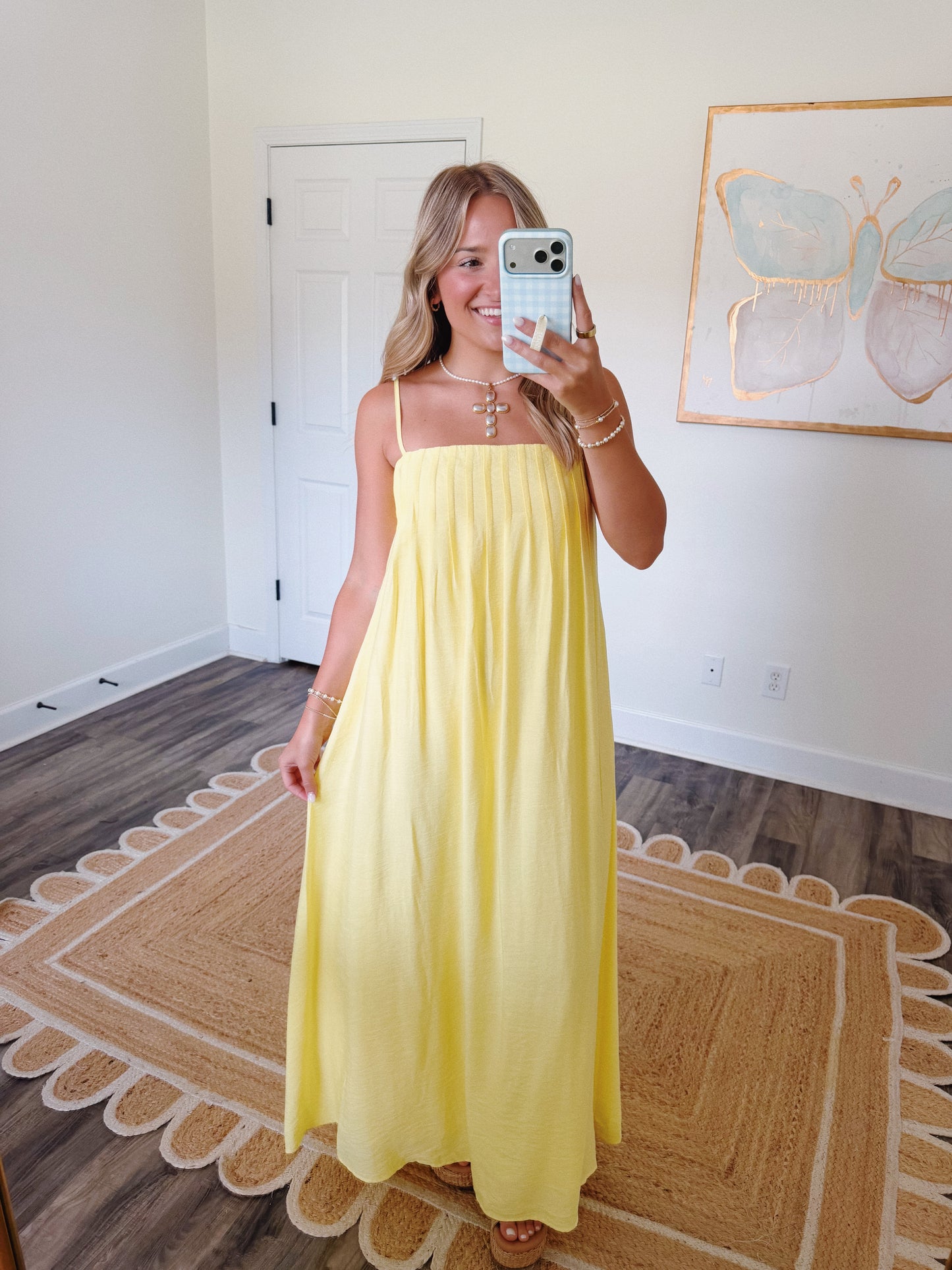 Easy Living Maxi Dress in Yellow