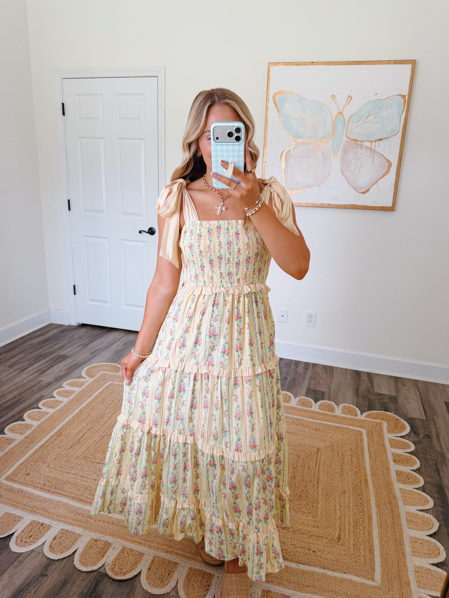 Lemon Blossom Tie Maxi