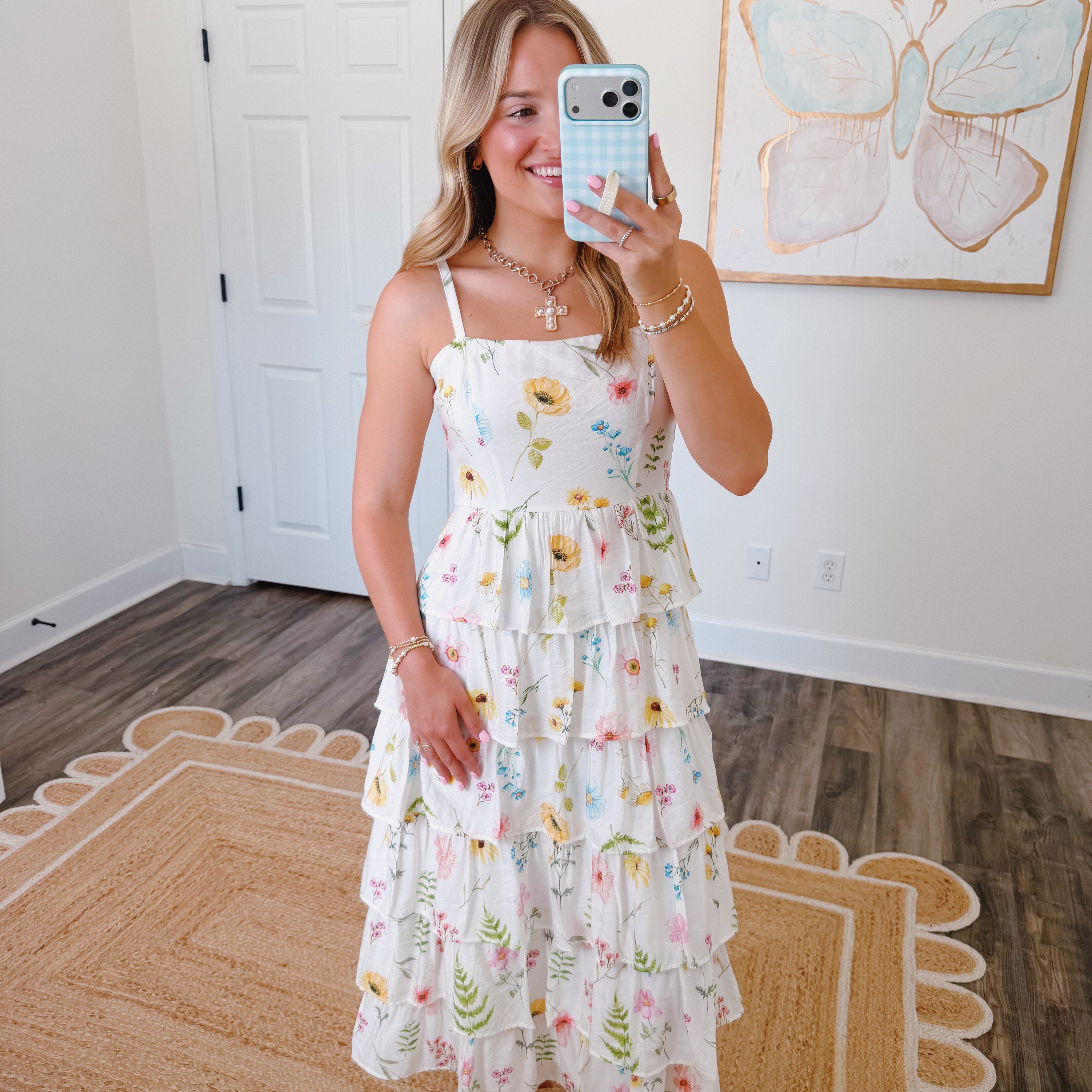 Wildflower Tiered Midi Dress