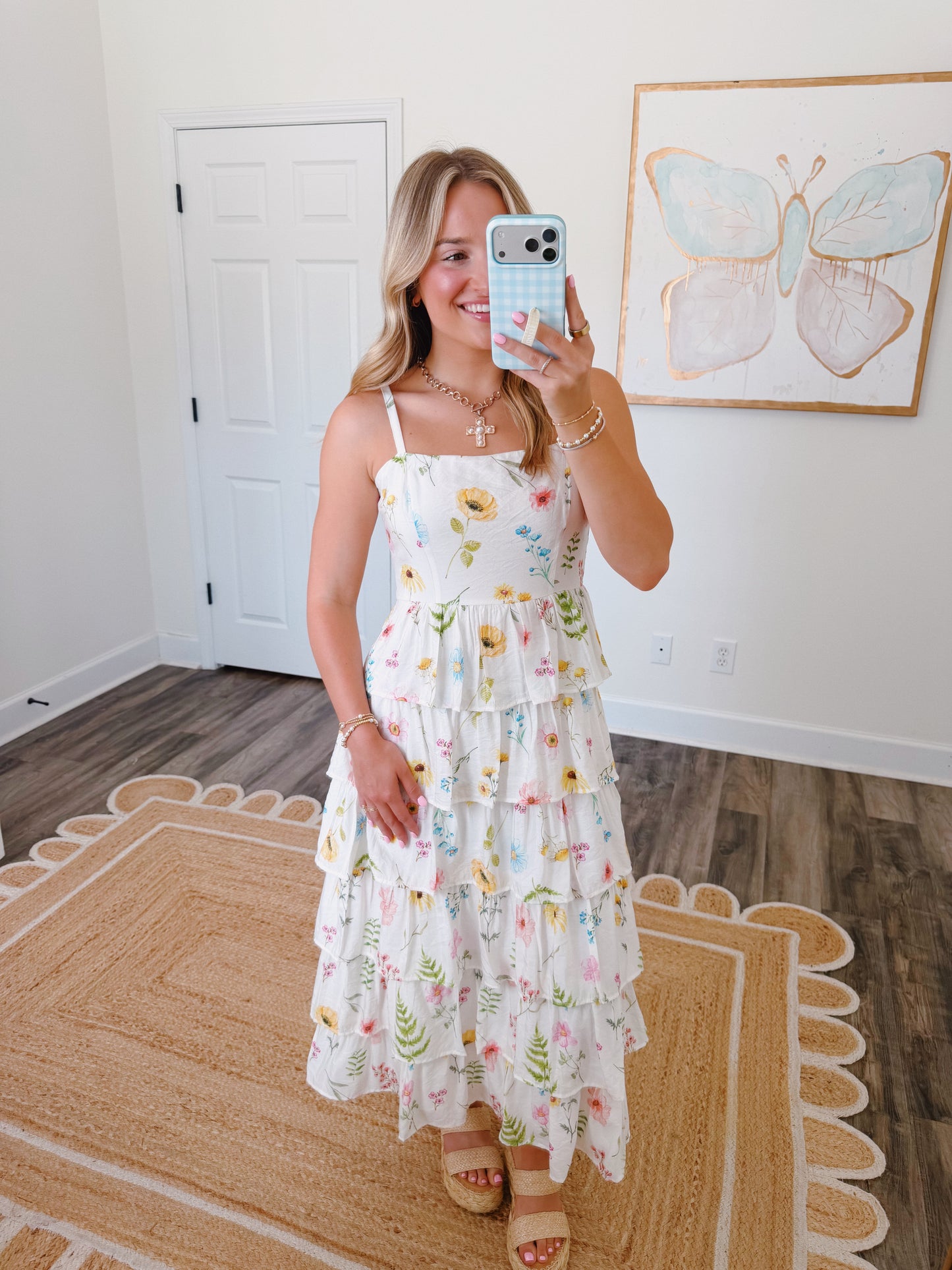Wildflower Tiered Midi Dress