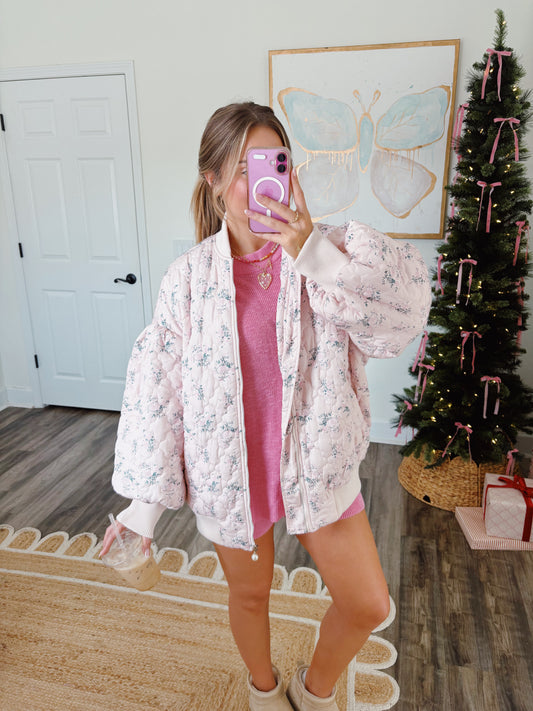 Annie Floral Bomber Jacket