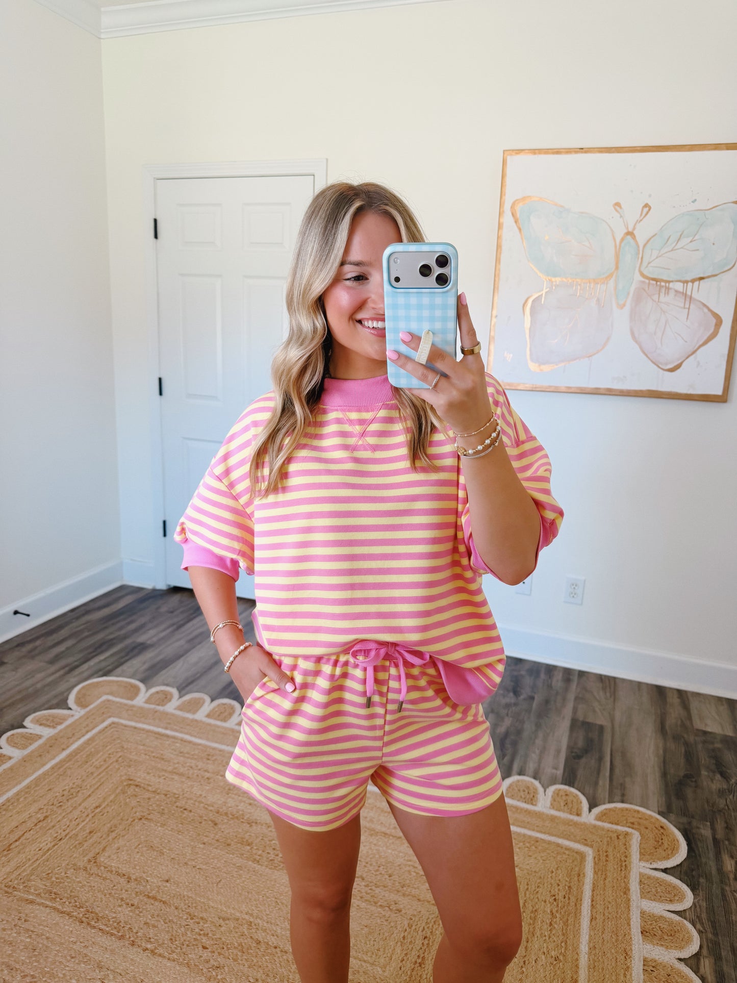 Sherbet Stripe Terry Set