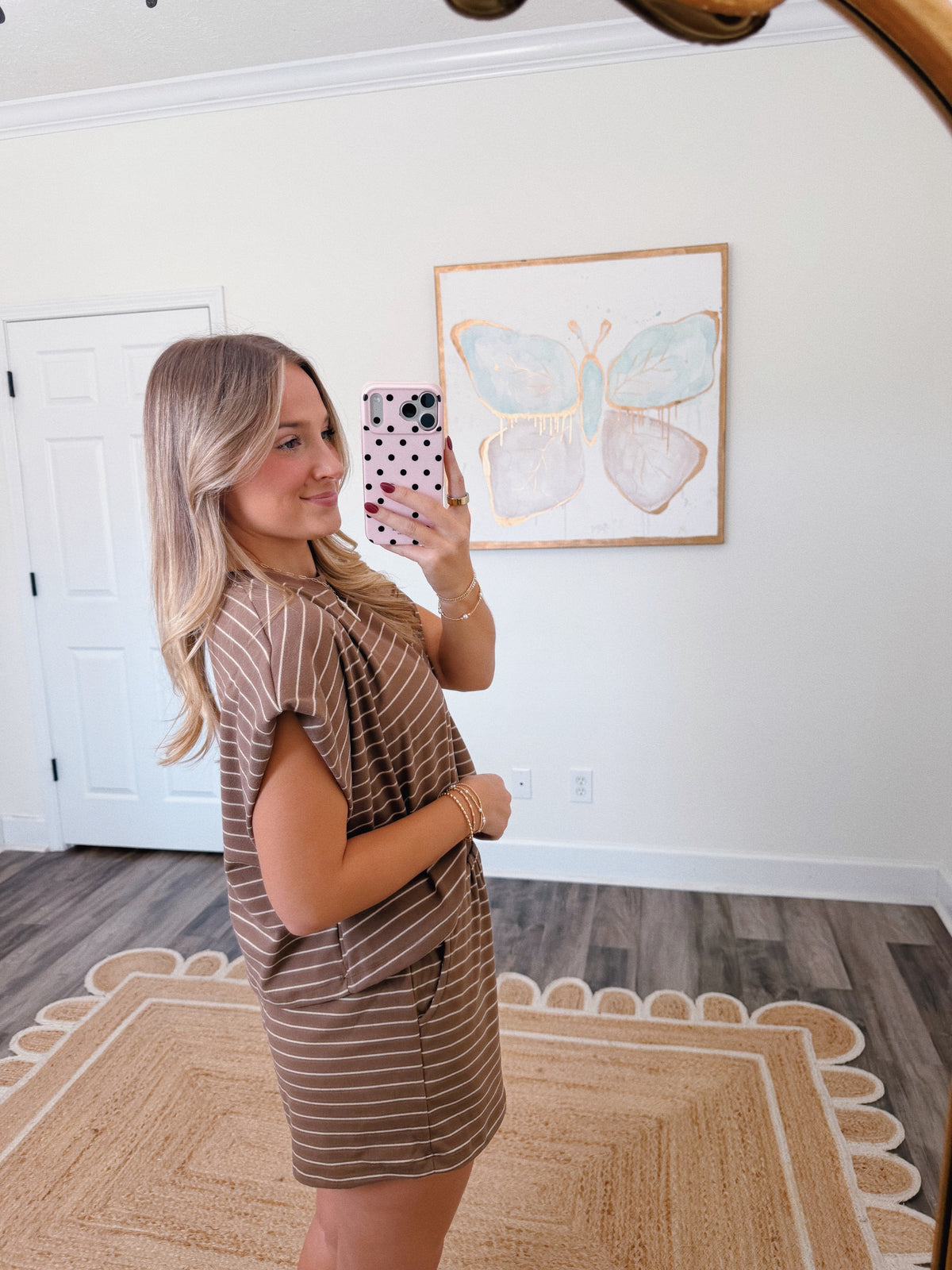 Cocoa Stripe Set