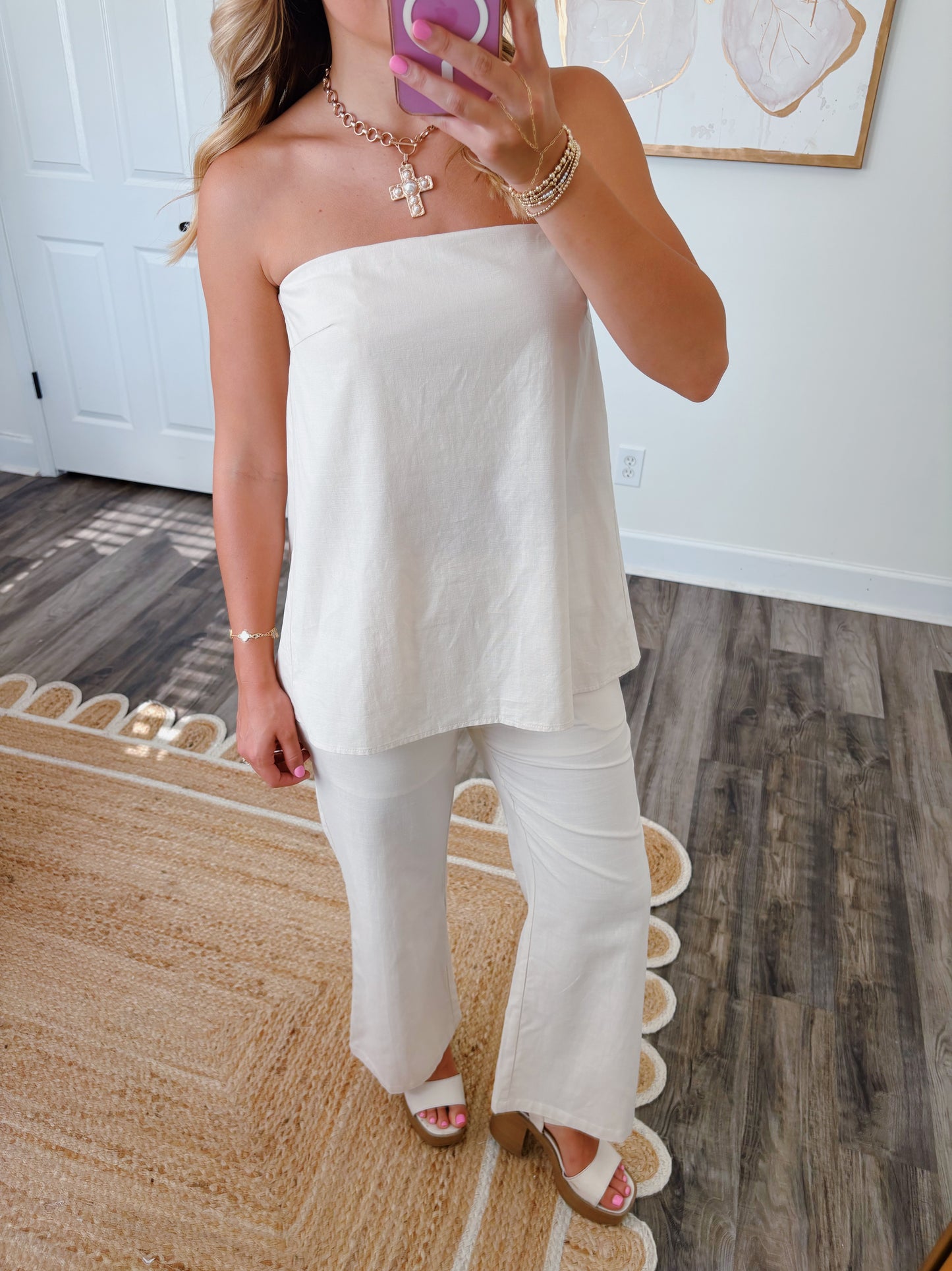 Harper Beige Pant Set