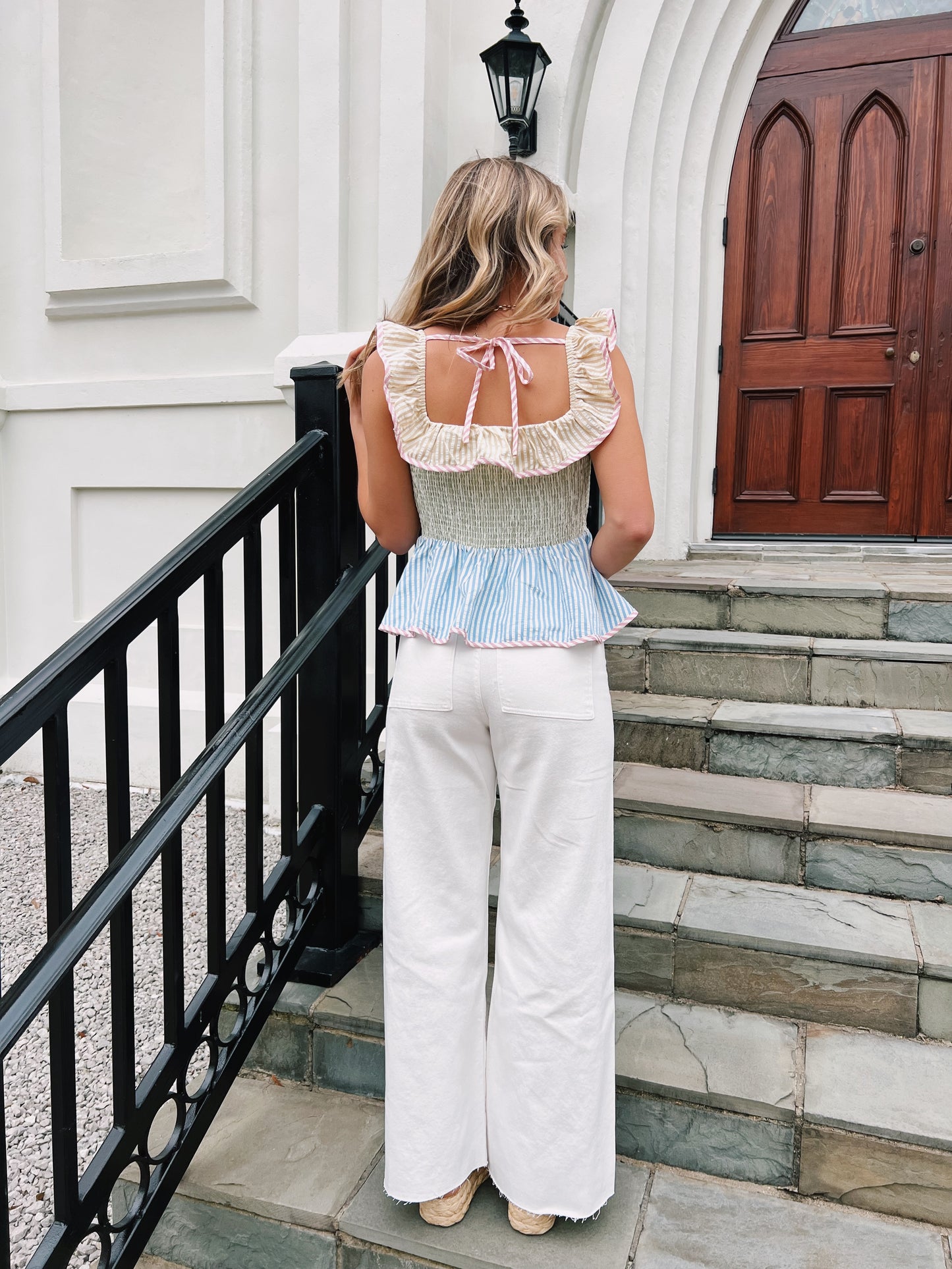Walkin' On Sunshine Ruffled Top