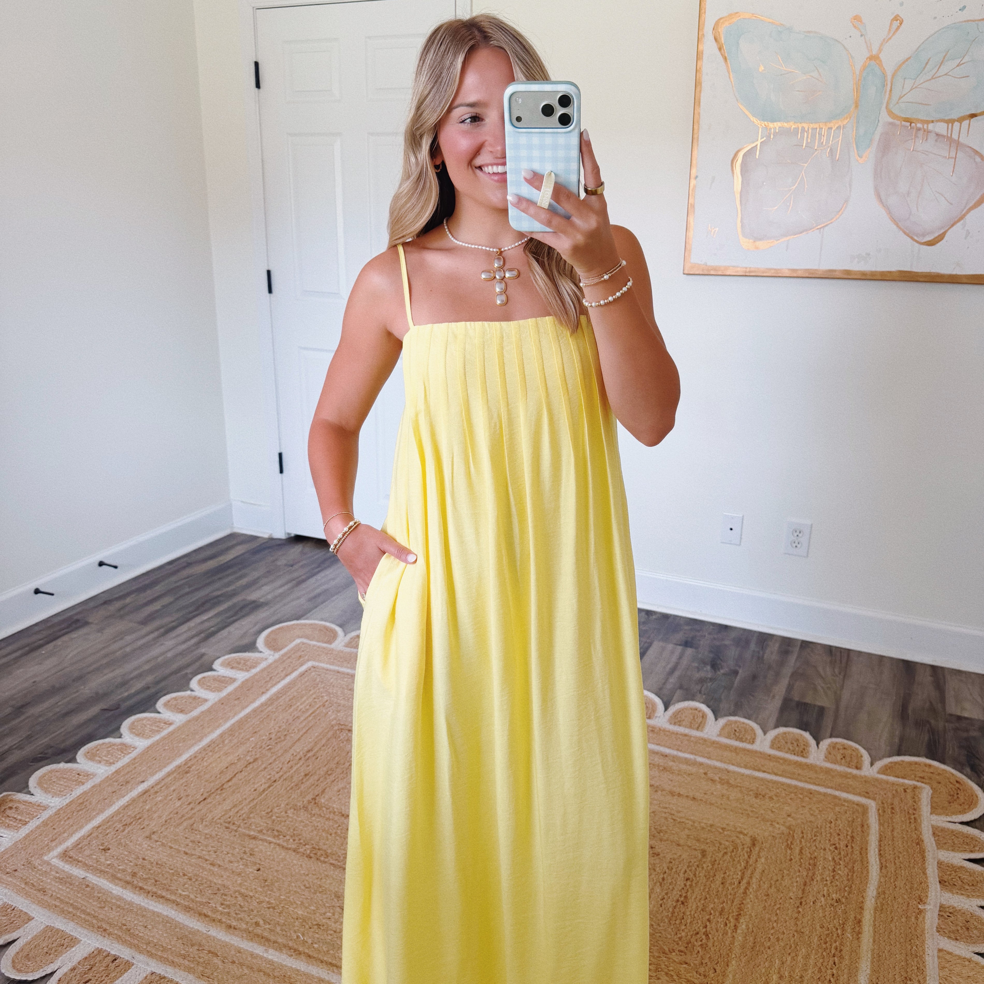 Easy Living Maxi Dress in Yellow
