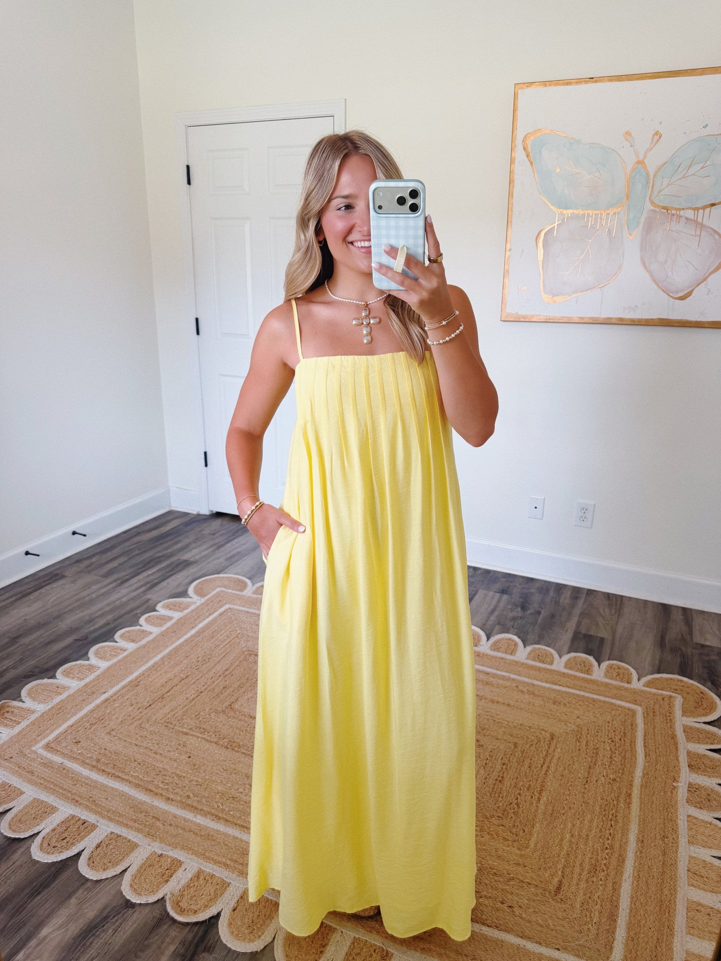Easy Living Maxi Dress in Yellow