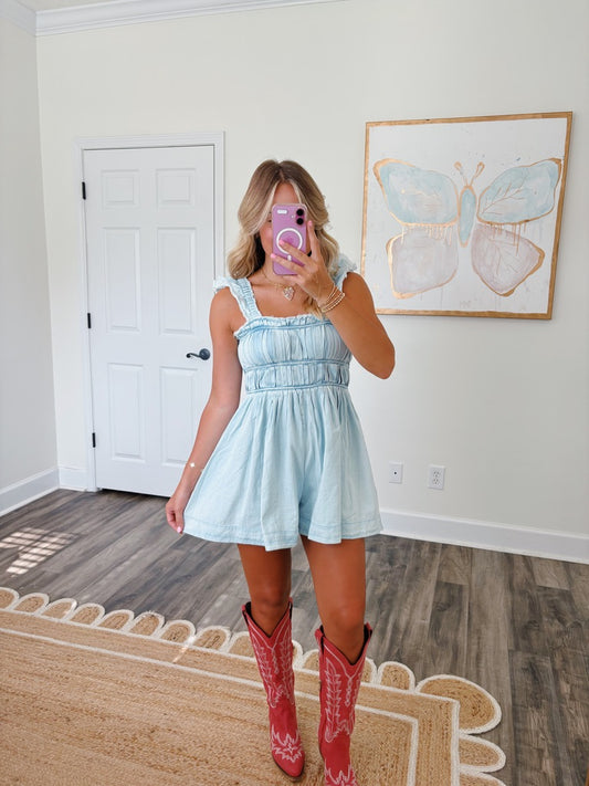 Carolina Denim Romper