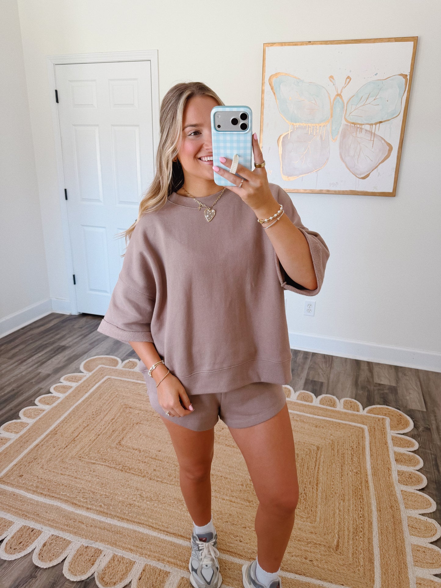 Coffee Run Lounge Set in Mocha