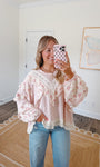 Darling Rose Ruffled Top