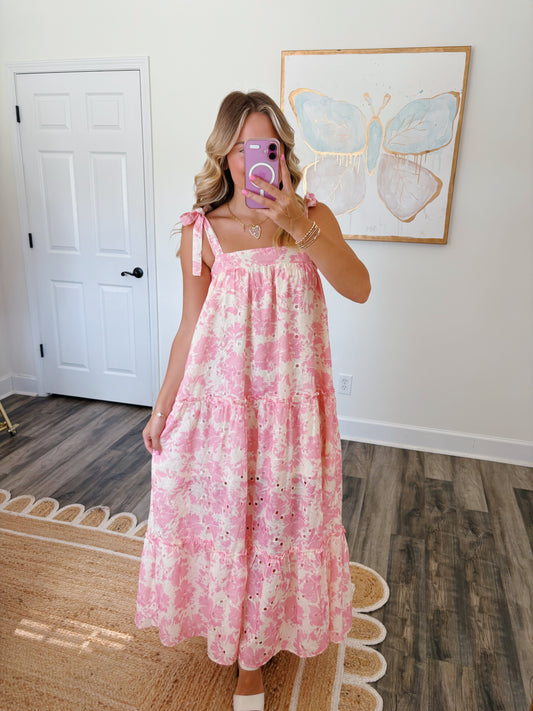 Love You More Dress in Pink