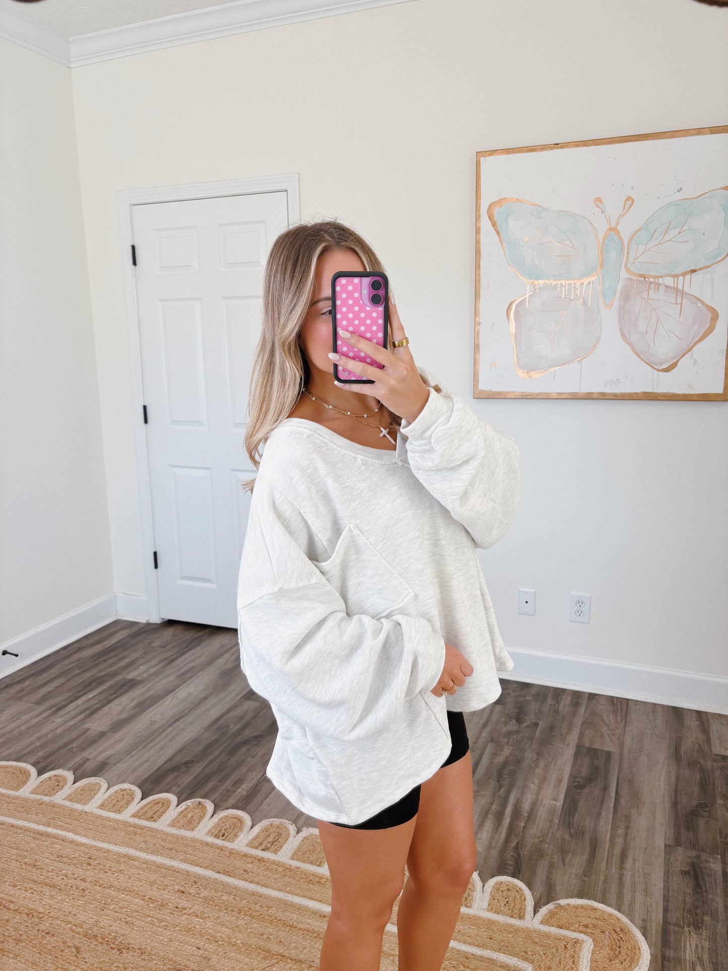 Kick Back Oversized Top