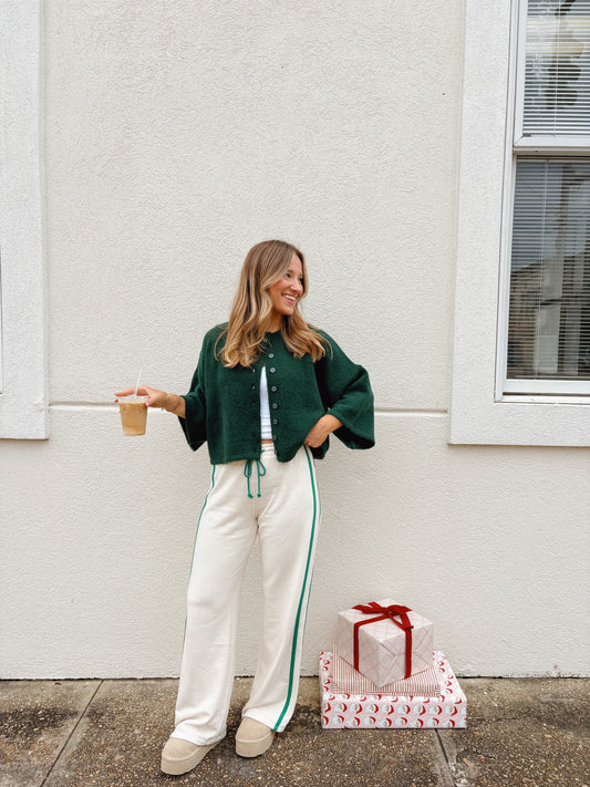Evergreen Striped Track Pants
