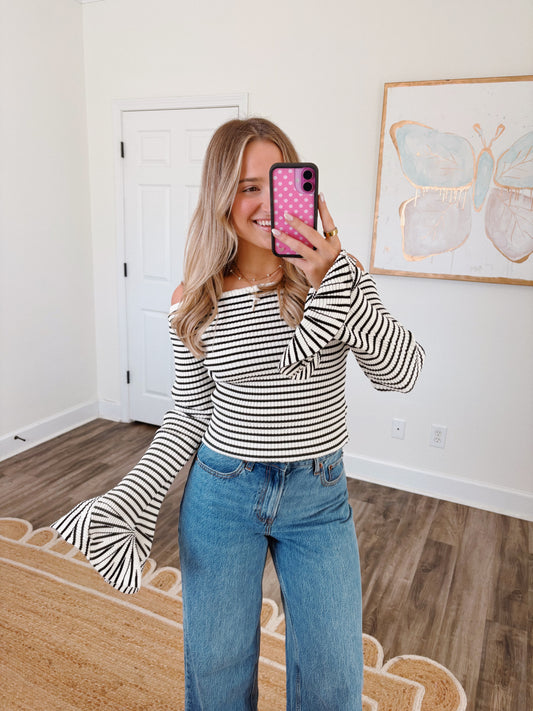 Super Stripe Nellie Top