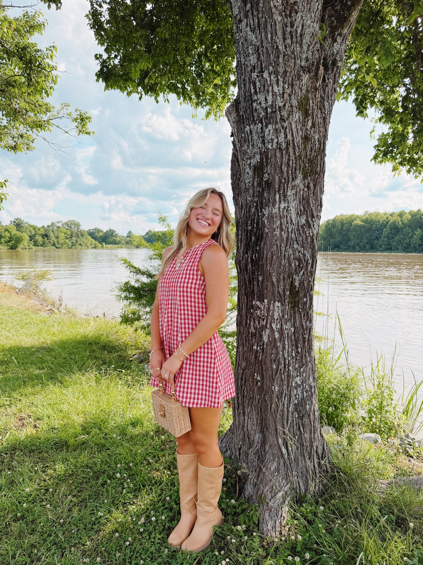 Sweet as Pie Gingham Romper