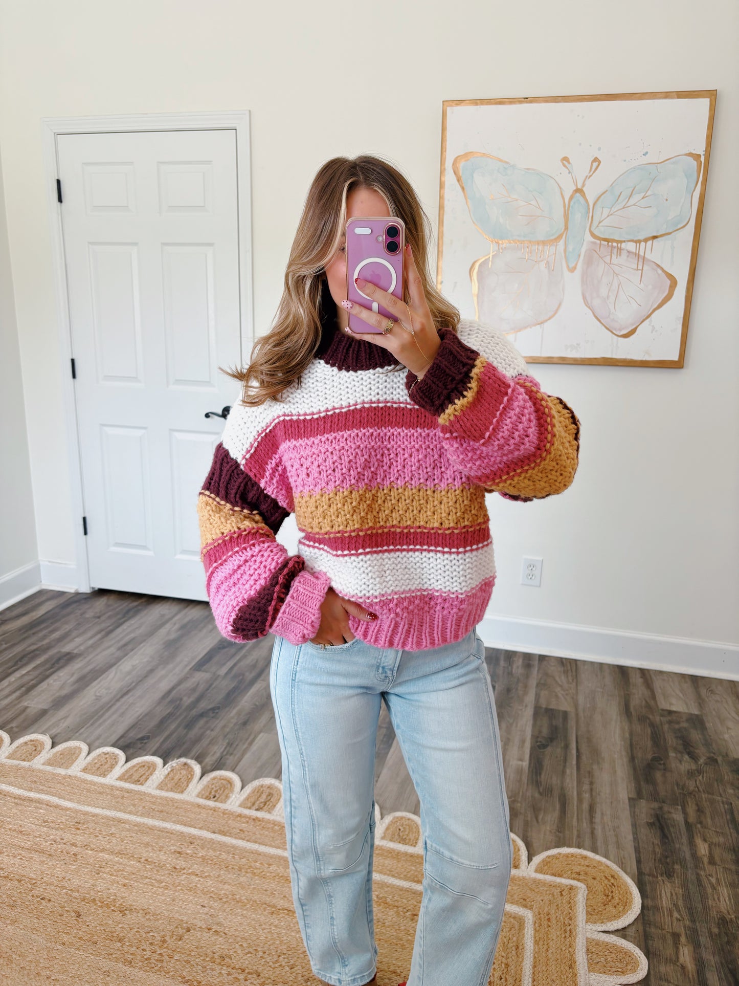 Caramel Apple Knit Sweater