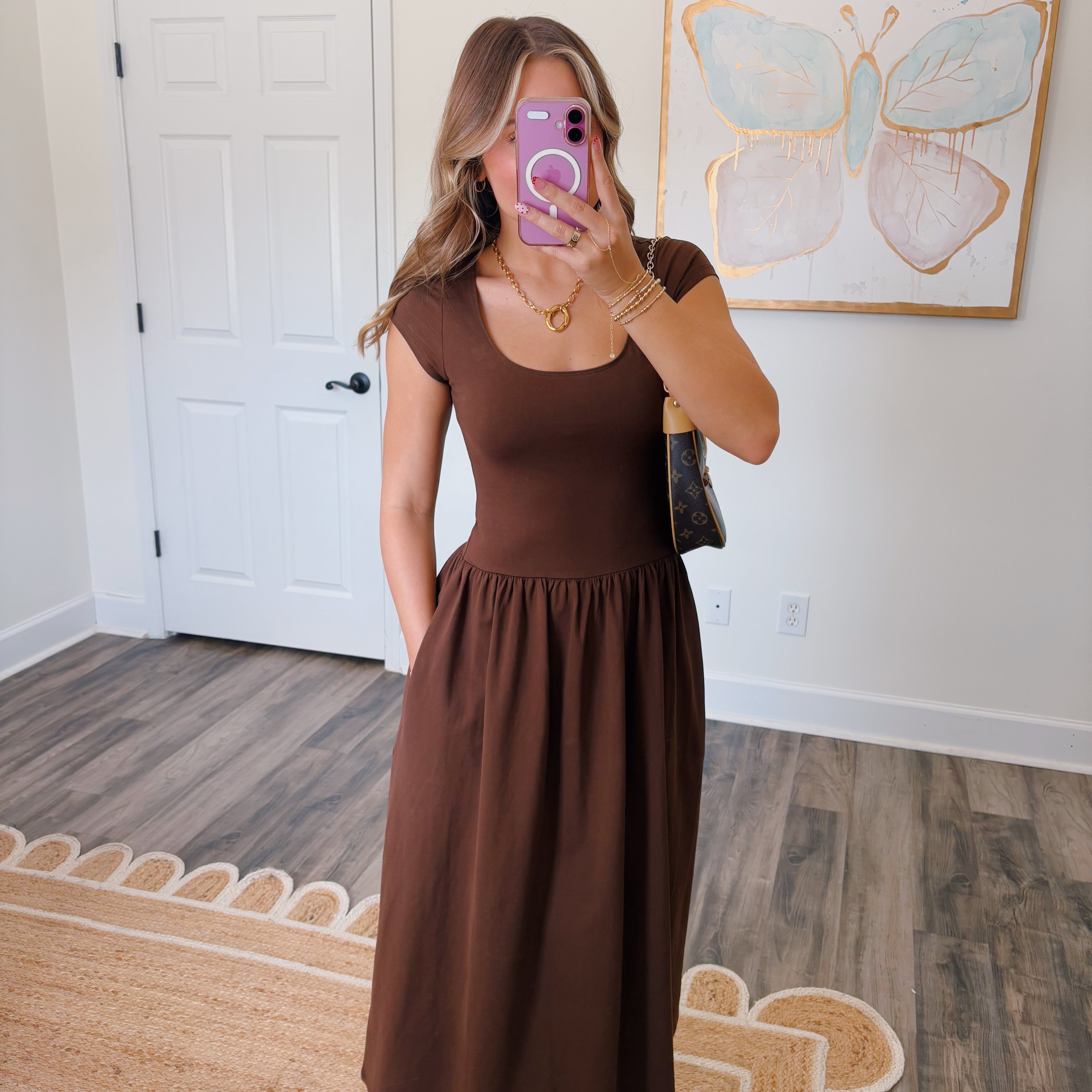 Chocolate Midi Dress