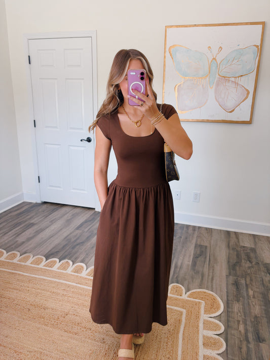 Chocolate Midi Dress