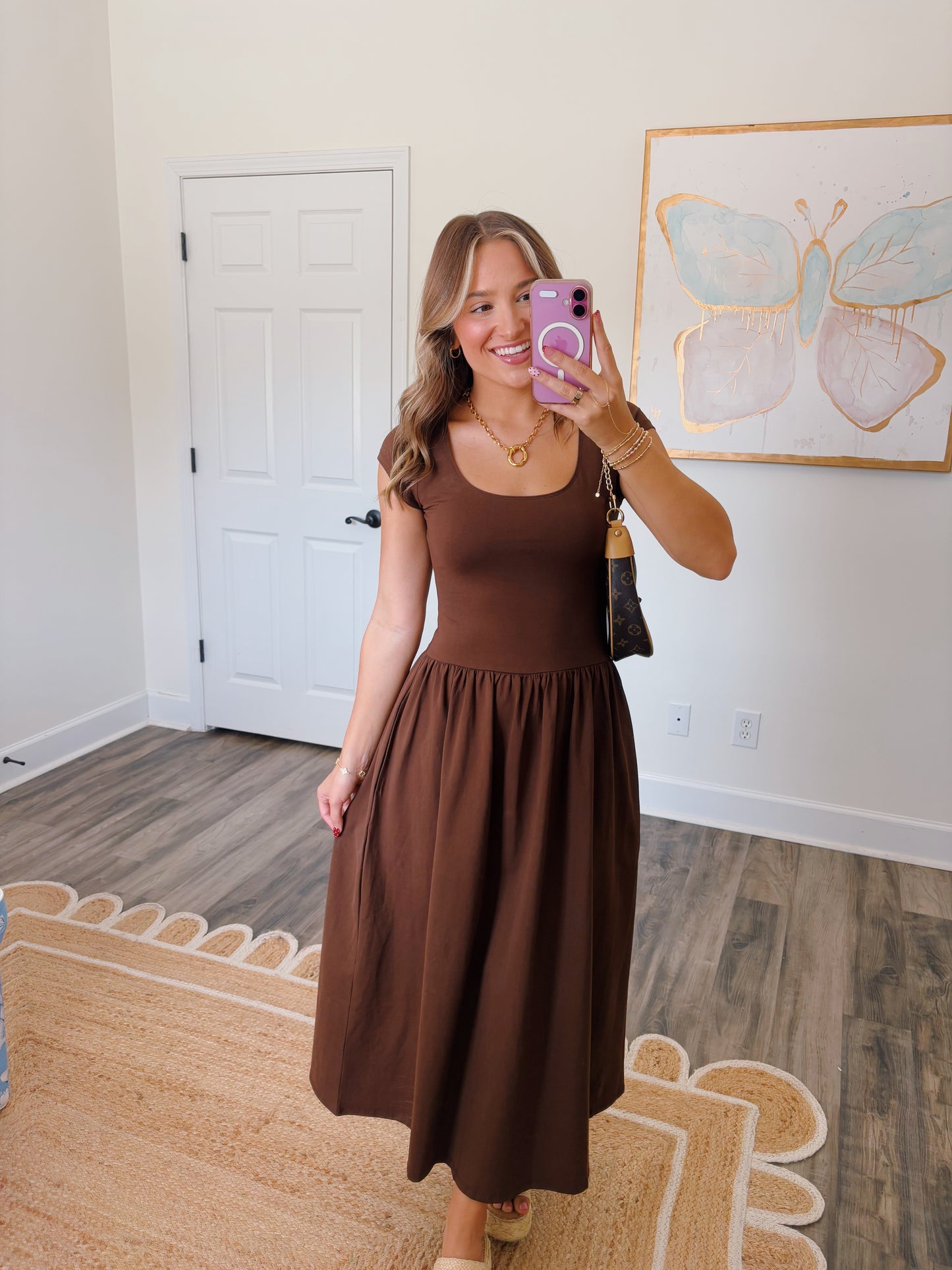 Chocolate Midi Dress