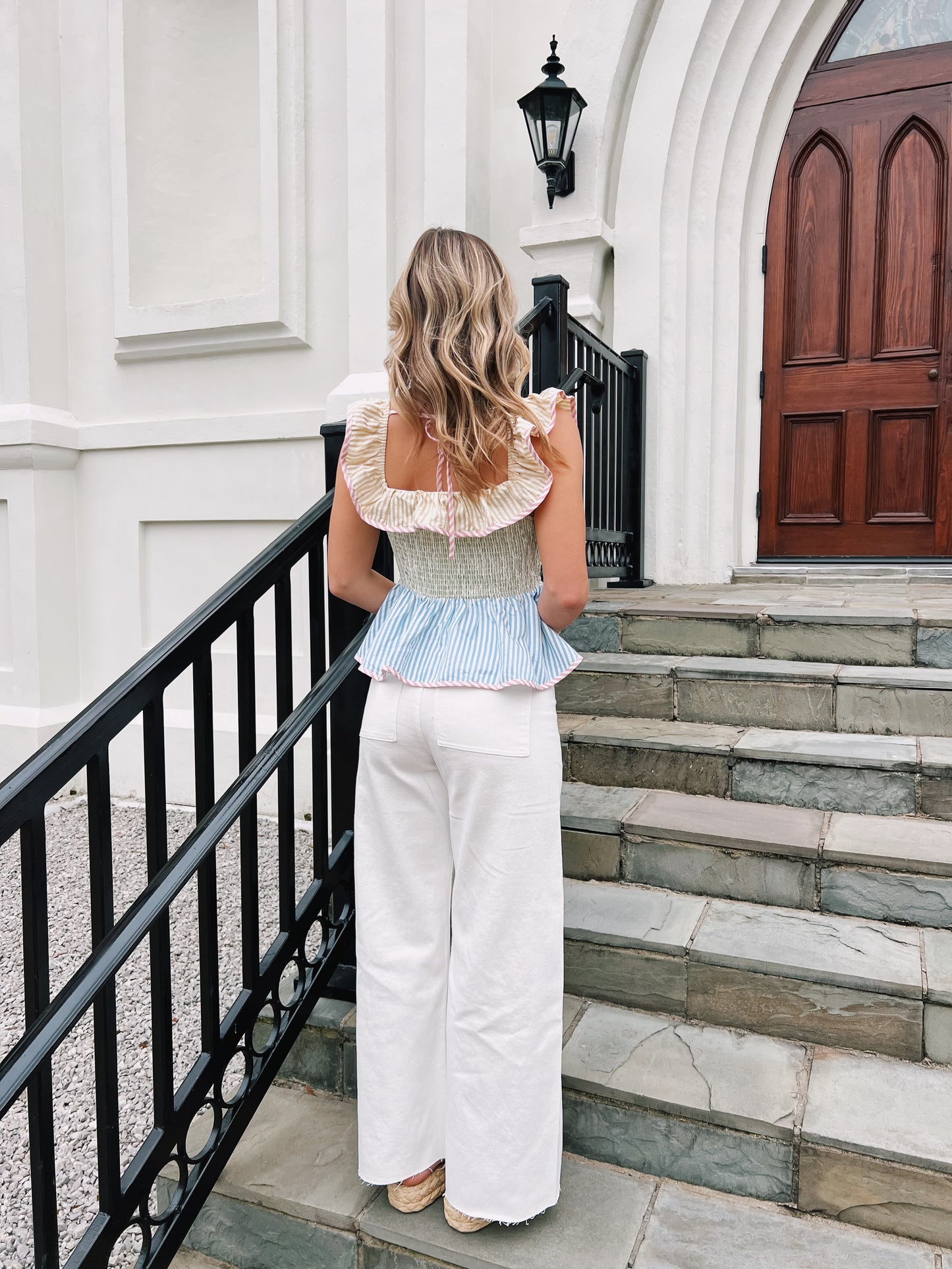 Walkin' On Sunshine Ruffled Top