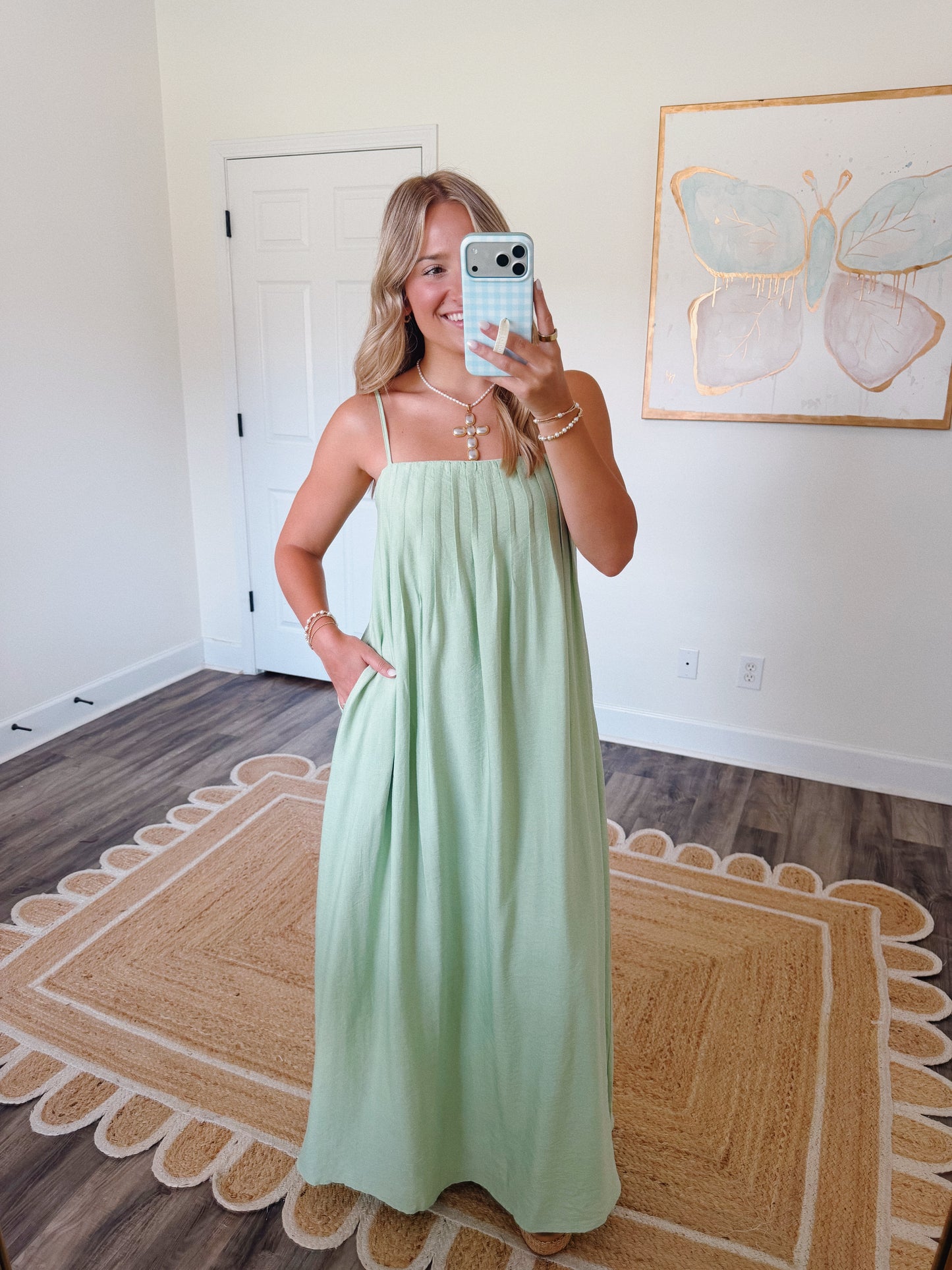 Easy Living Maxi Dress in Mint