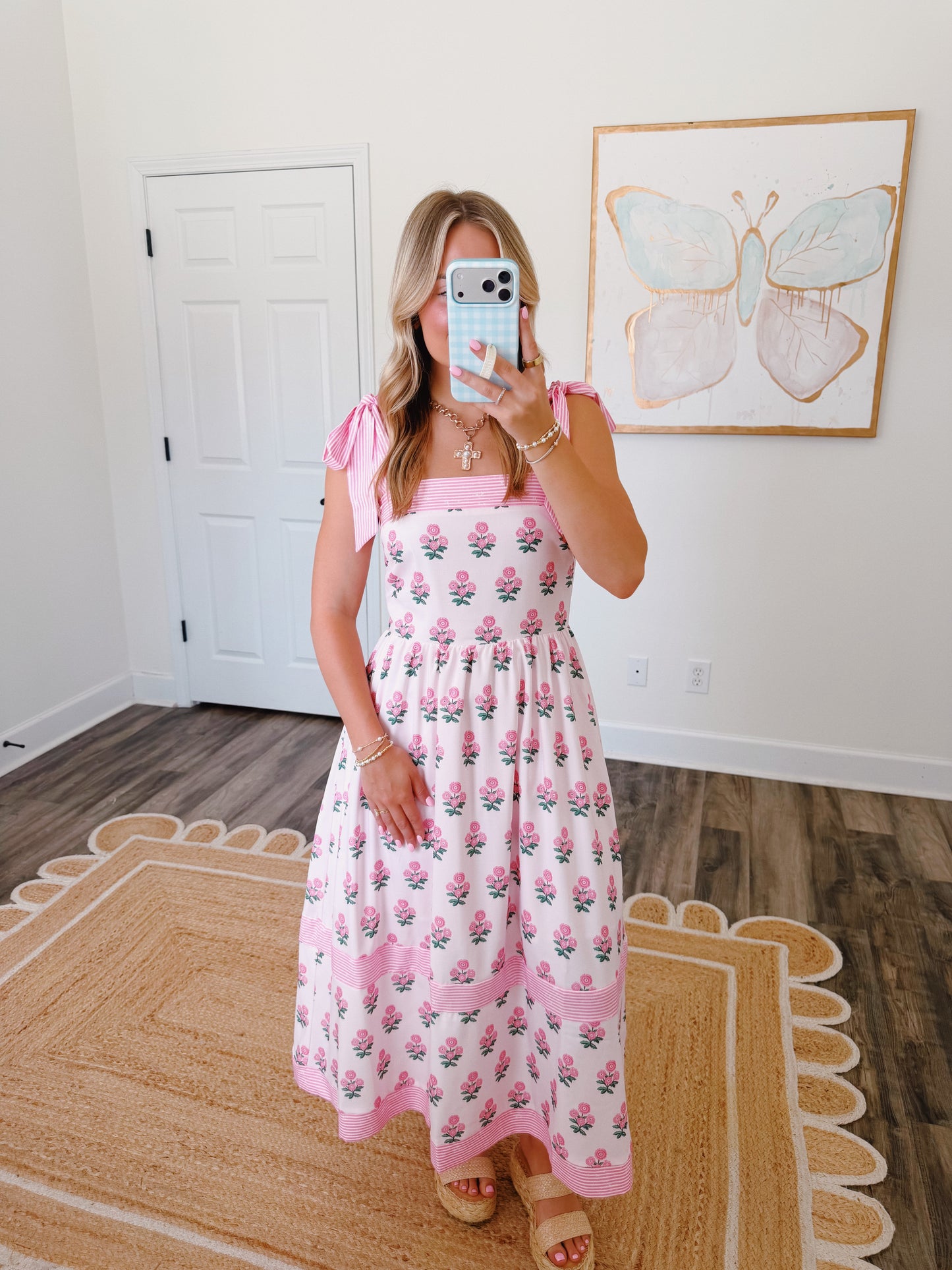 Pink Petal Maxi Dress