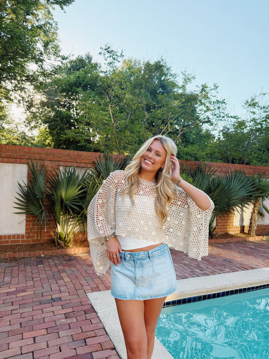Coastal Crochet Top