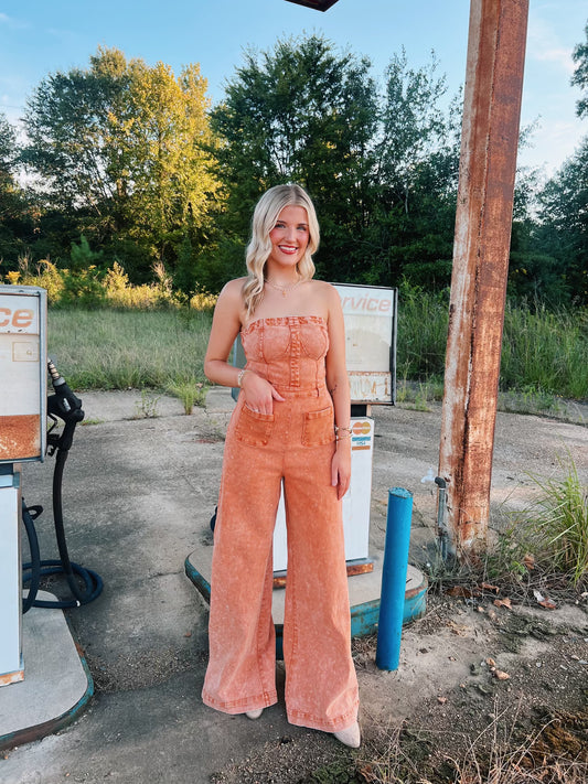 It Girl Denim Jumpsuit