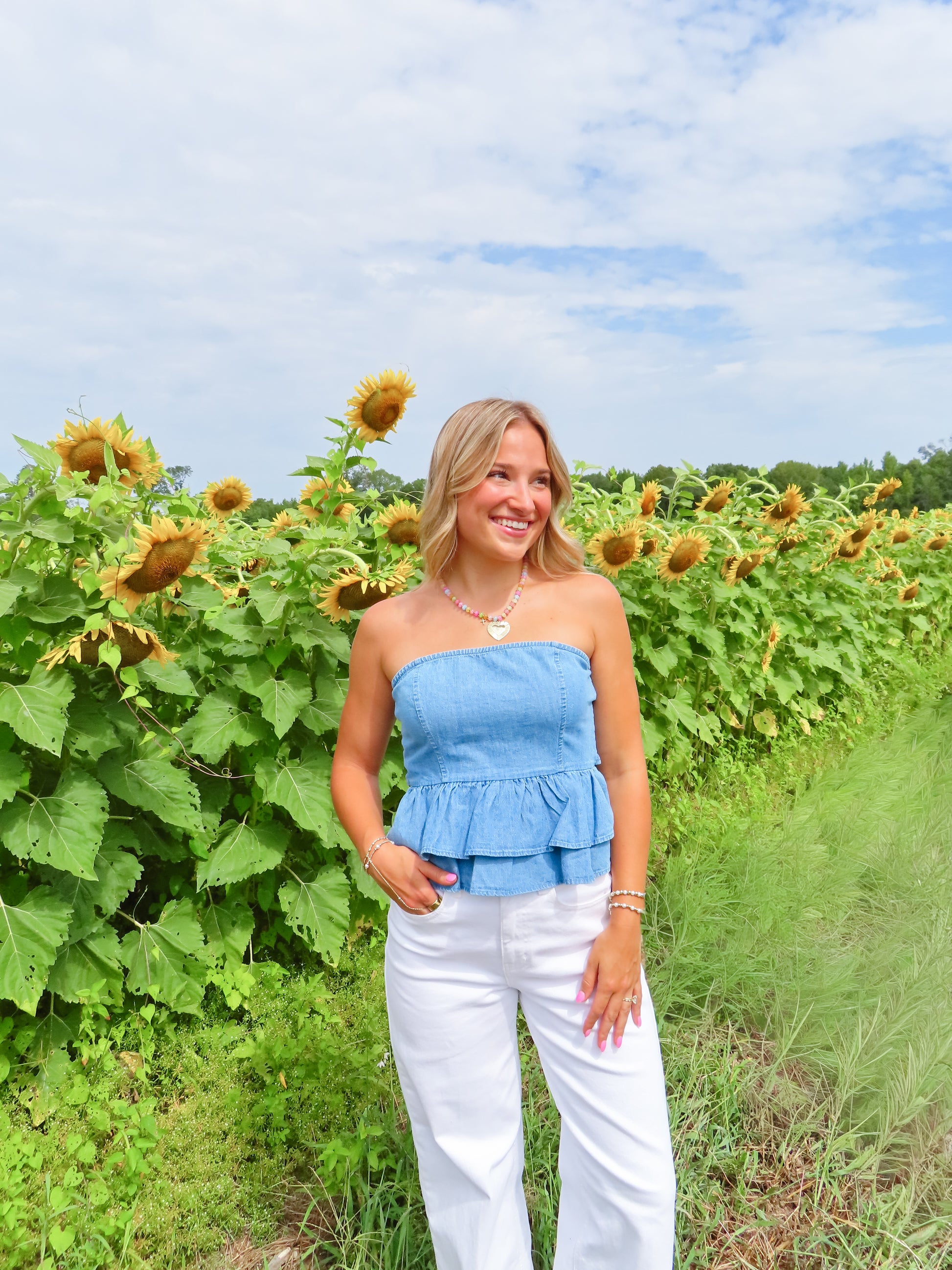 Sadie Denim Top