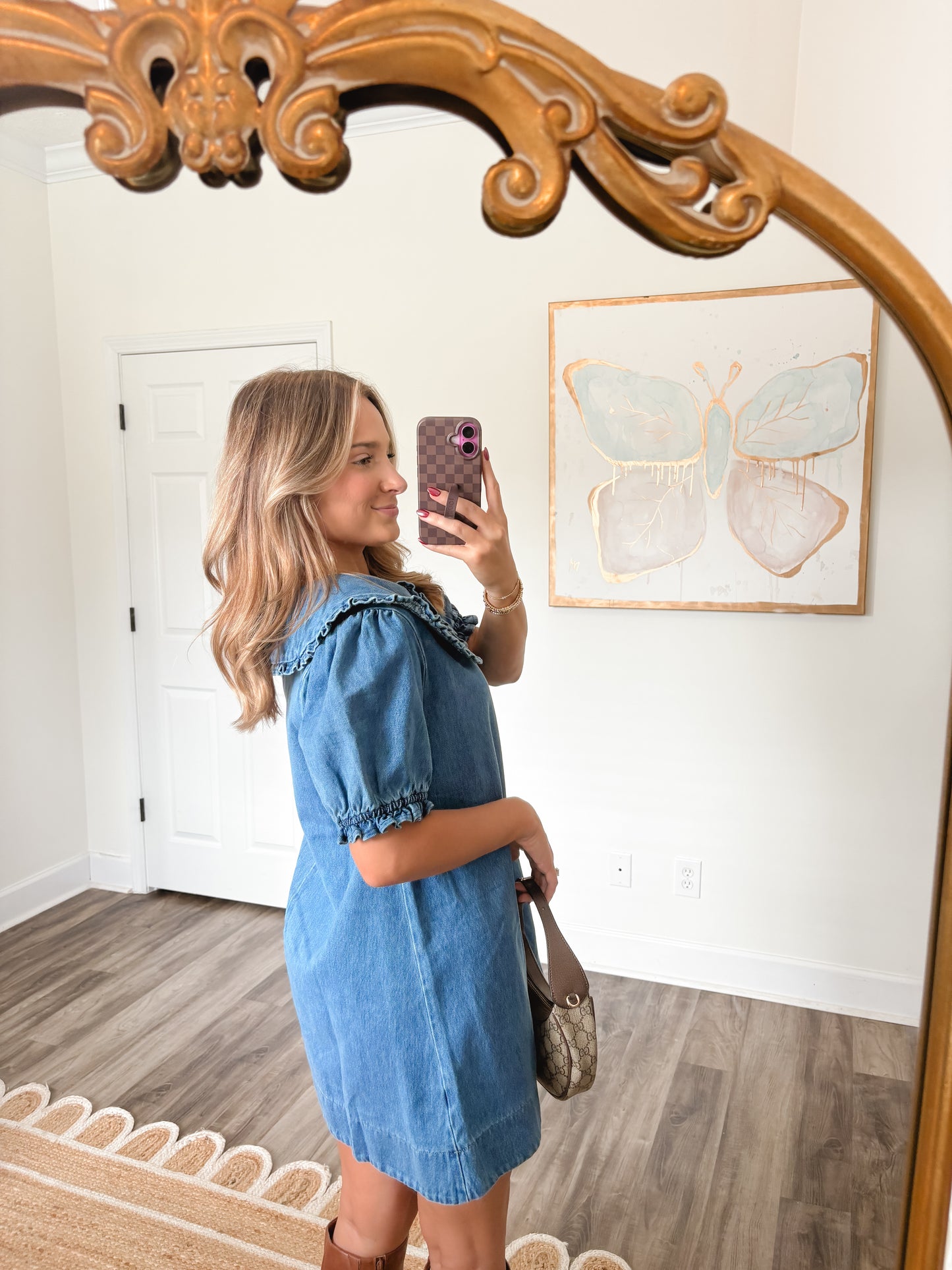 Sweet As Pie Denim Dress
