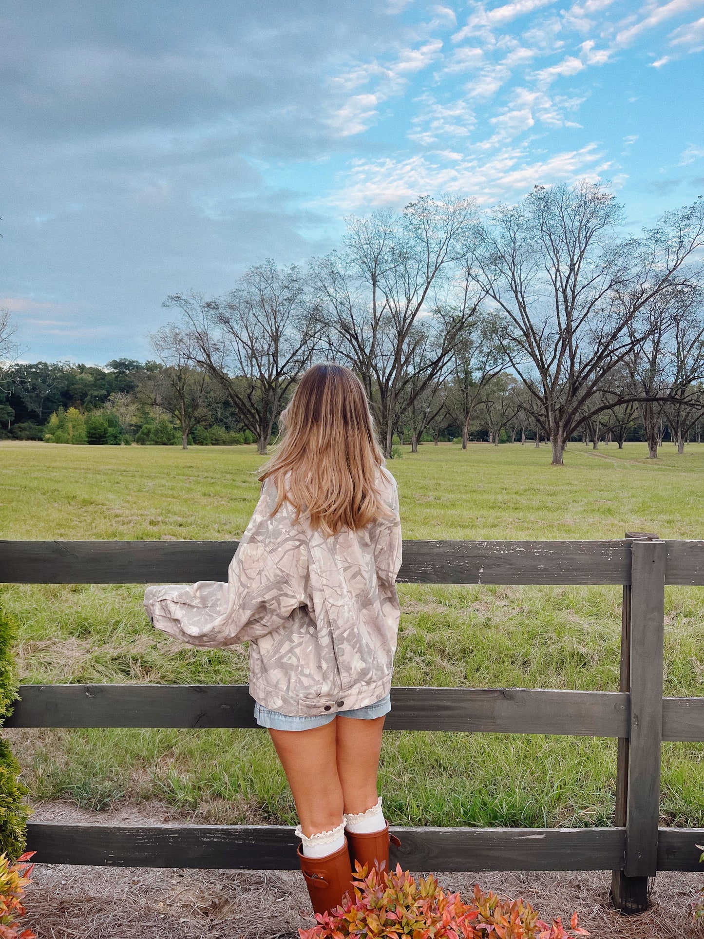 Oversized Camo Barn Jacket