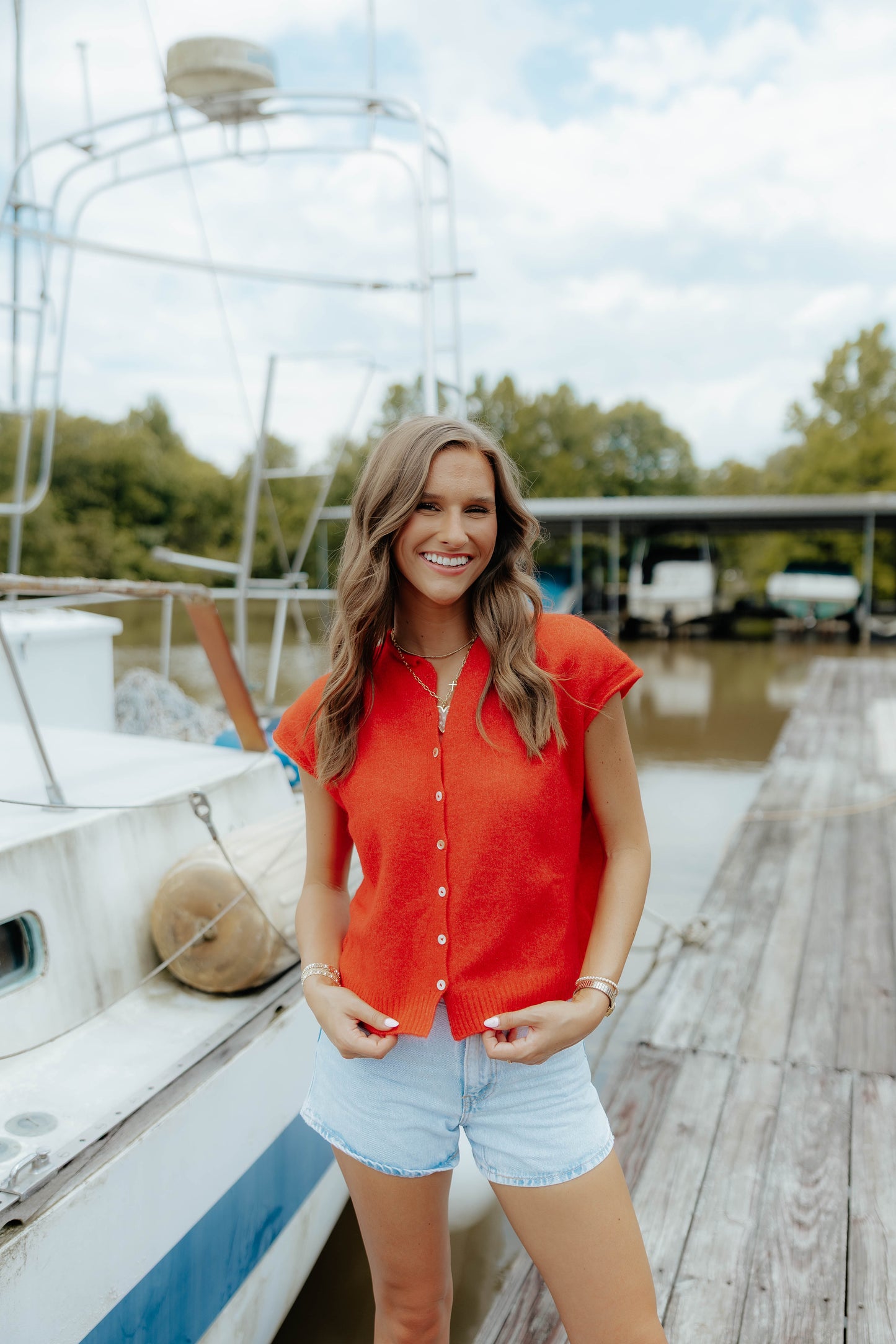 Ruby Sleeveless Cardigan