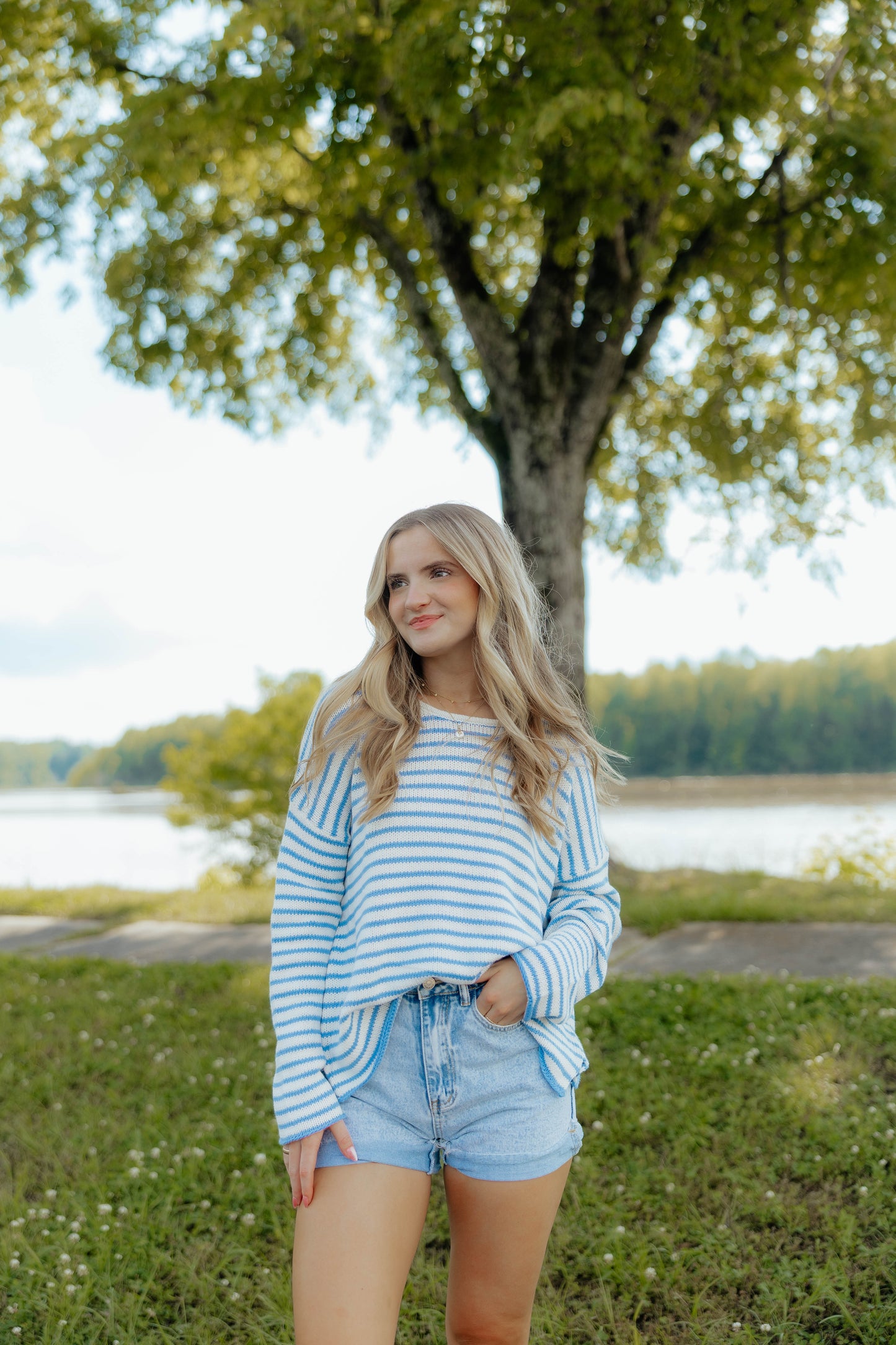 Lake Day Striped Sweater