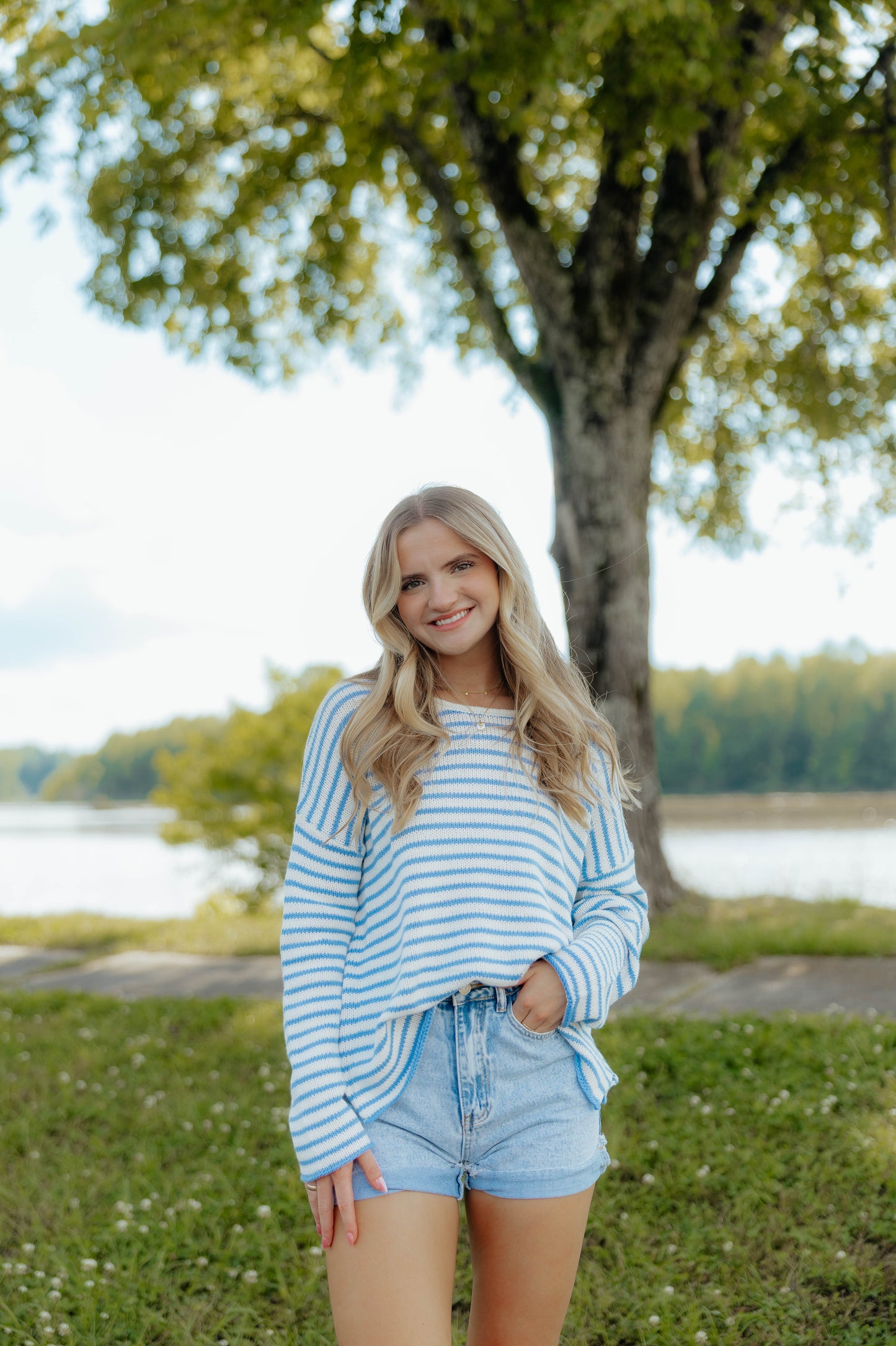 Lake Day Striped Sweater
