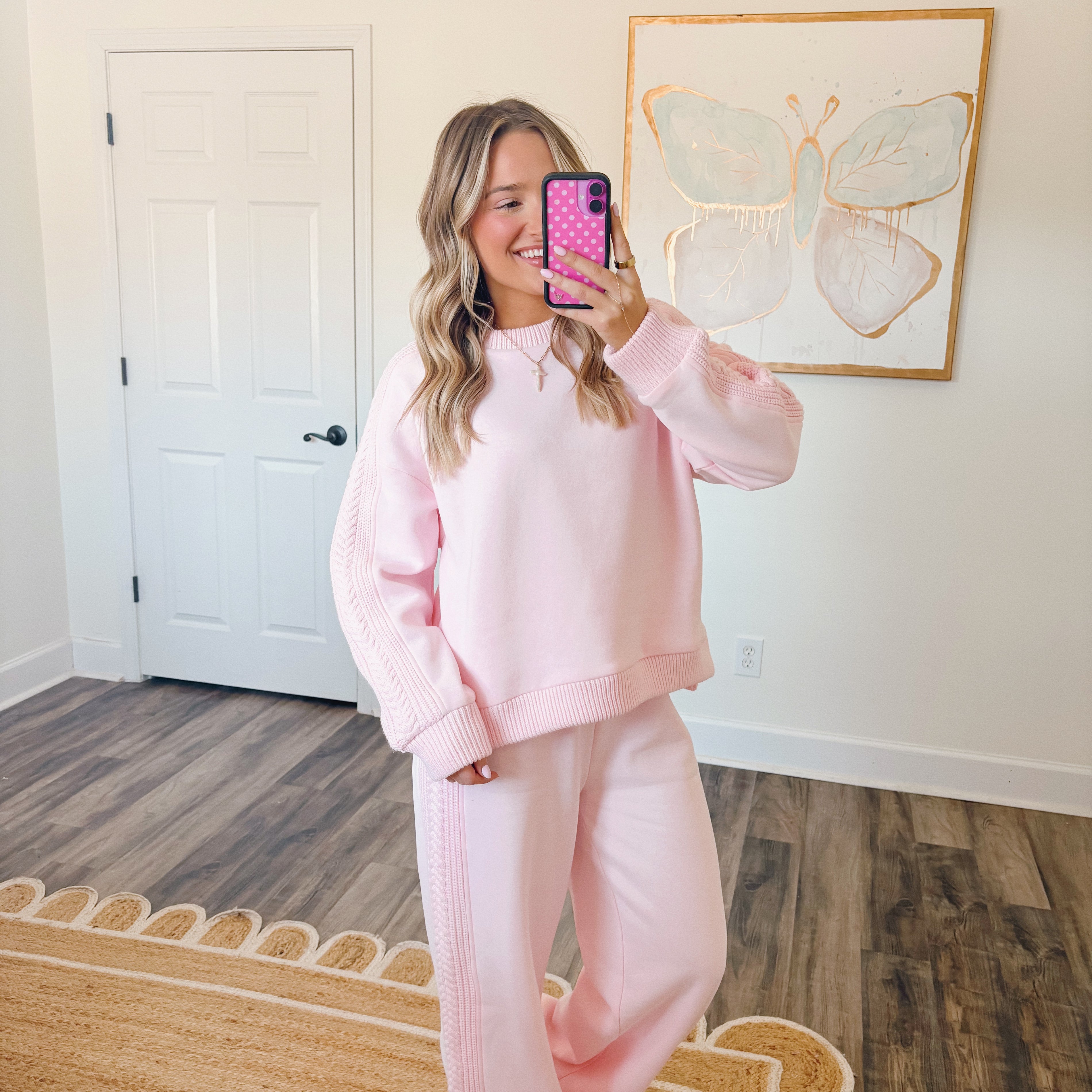 Cabin Cozy Lounge Set in Pink