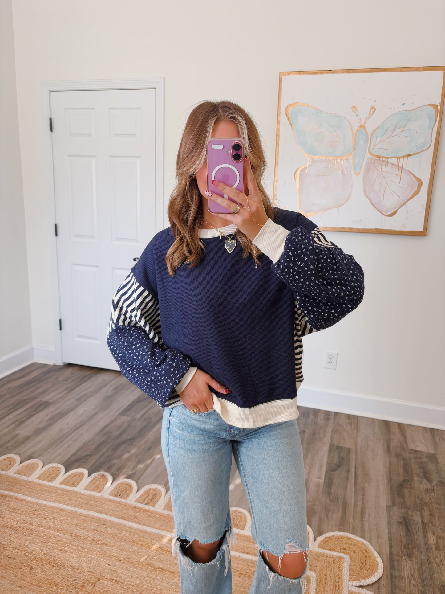 Navy Nights Pullover