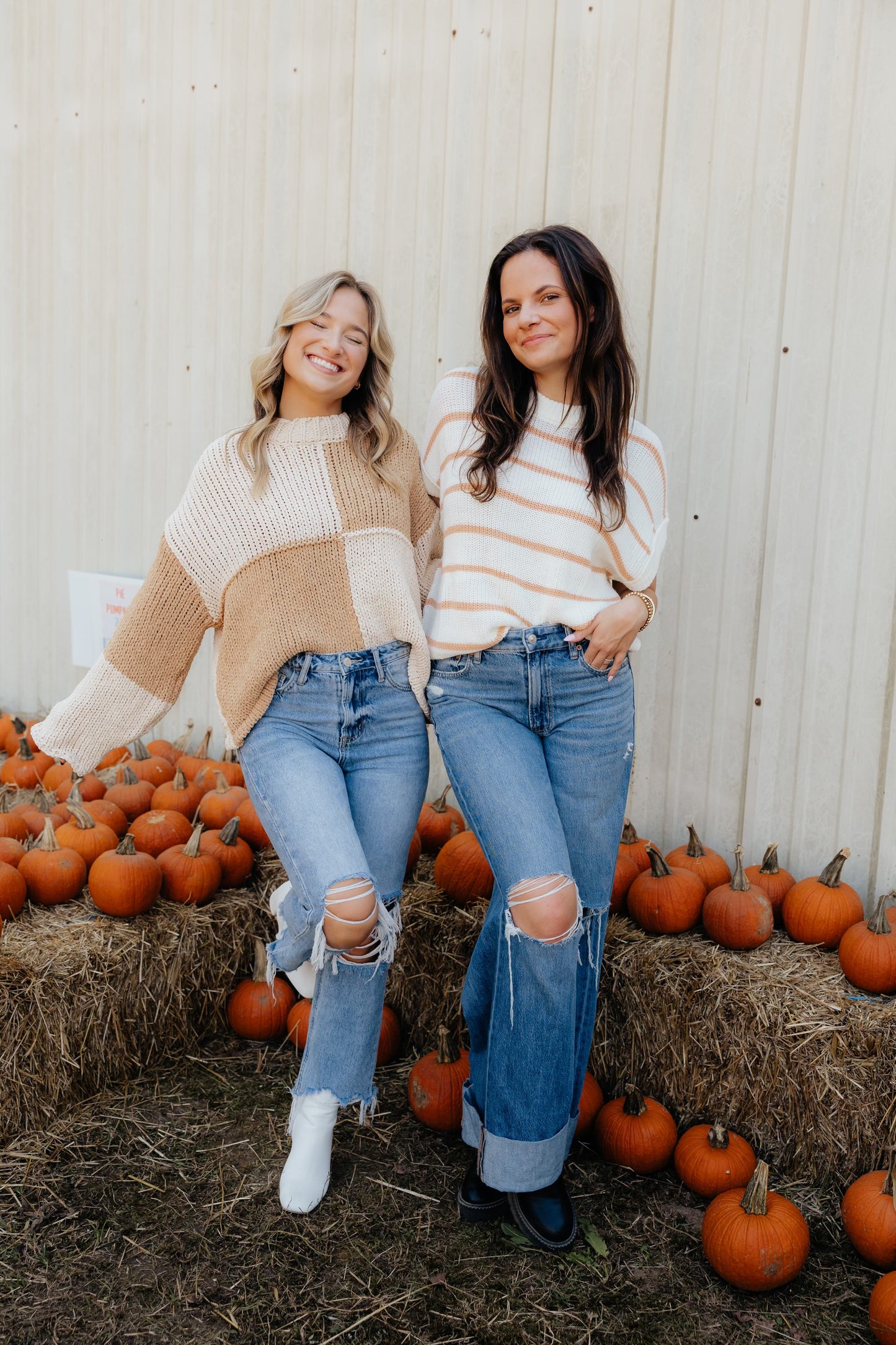 Throw and Go Striped Sweater Vest