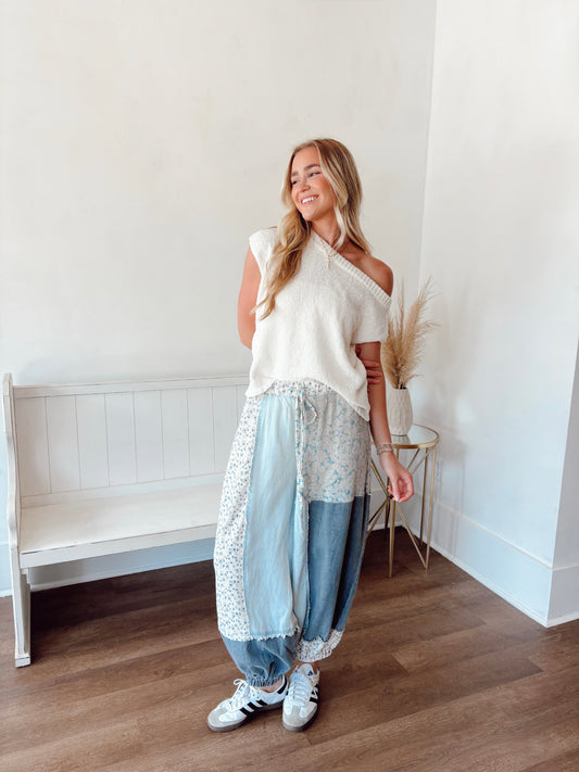 Ivory Off The Shoulder Top